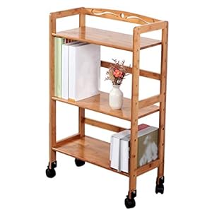 IEOWY Wagen Mehrschichtige Haushaltswagen Braun 60X80Cm