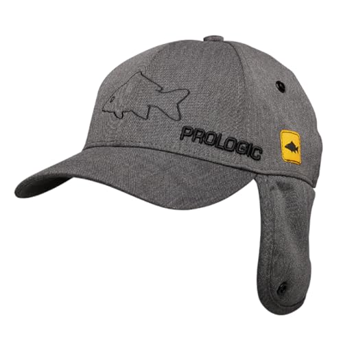 Prologic Carp Winter Hat OneSize Steel Gm - Angelmütze, Mütze für Angler, Kopfbedeckung