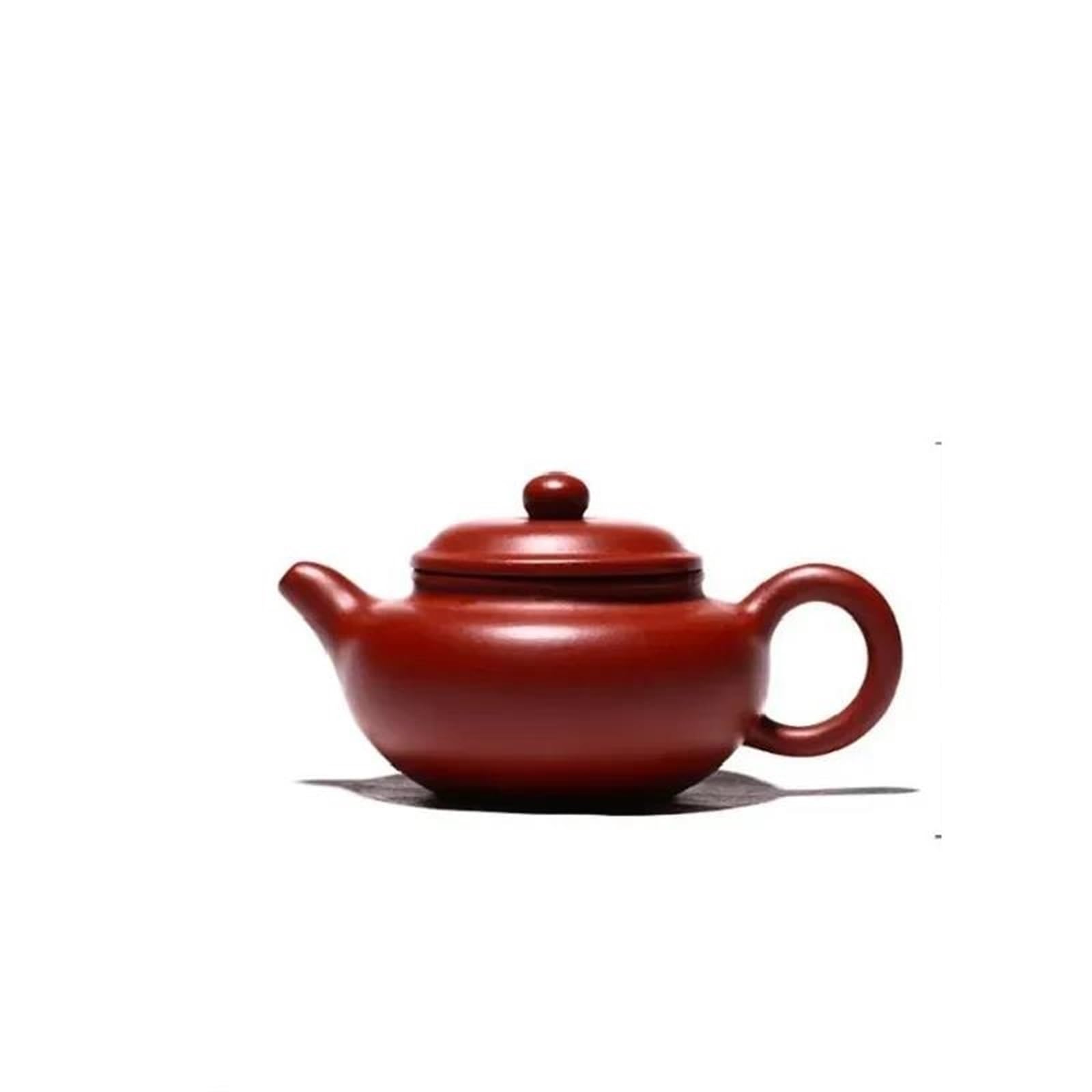 Zestaw do herbaty dla dorosłych, ręcznie robiony fioletowo-gliniany dzbanek do herbaty Yixing, zestaw do herbaty Xishi, przenośny zestaw do herbaty chińskiej, ceremonialny (otwór kulkowy, 180 ml)