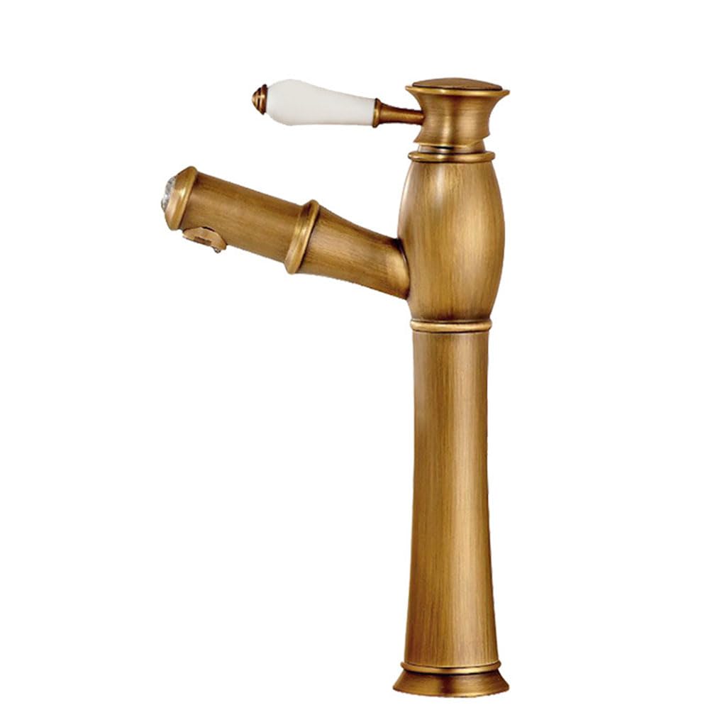 Robinet de lavabo haut avec douchette pour nettoyer facilement votre vasque sans éclabousser