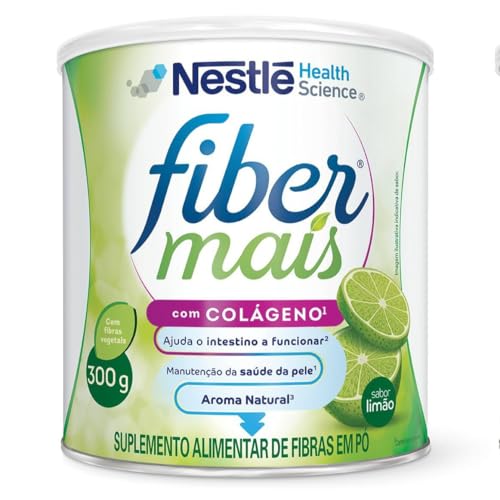 Nutren Regulador Intestinal Fiber Mais Limão Com Colágeno 300G