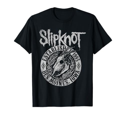 Slipknot - Espalda oficial de llamas de cabra Camiseta