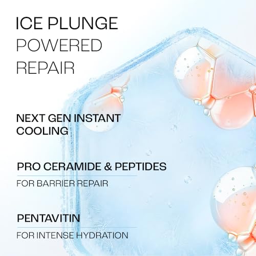 Image of Lakmē Peach Milk Icy Sorbet Gel: First Ever Cooling Face Moisturizer with 2% Pro-Ceramides, Peptides & Pentavitin for Instant Ice-Plunge Glow & 24hr Barrier Repair - Non-Sticky, Lightweight, 100g