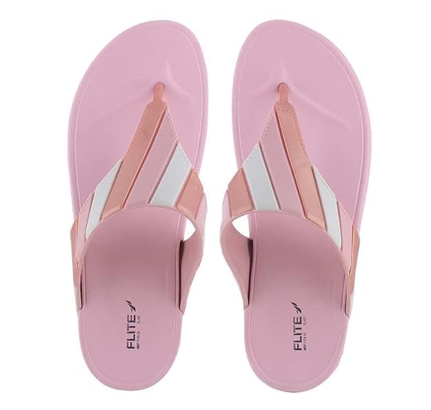 Image of FLITE Daily Use Slippers For Women /Bathroom Slippers /Home Slippers /All Day Wear Fl-427 (Pink, Numeric 4)