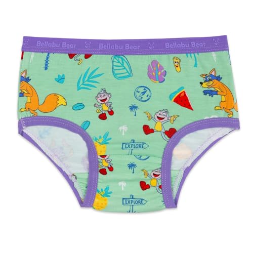 Bellabu Bear Dora Girl's Rayon from Bamboo Underwear 7-Pack4