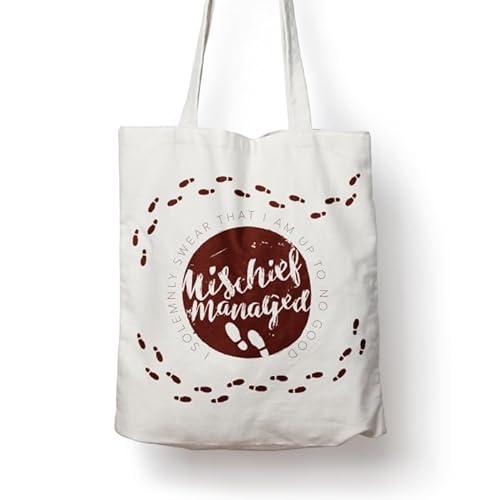 Harry Potter Marauders Map Cotton Tote Bag by The Carat Shop