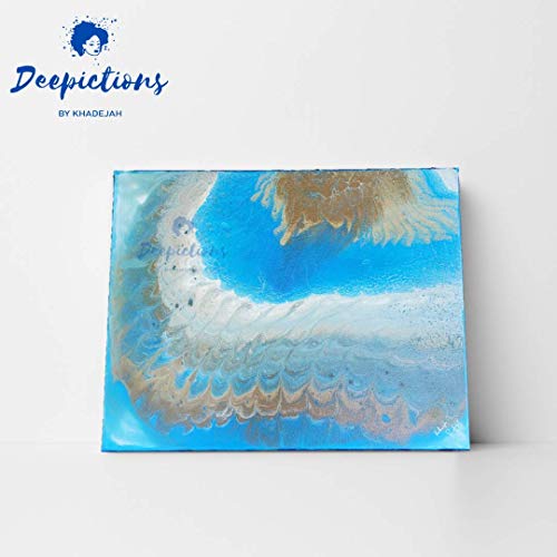 Brownskin Things Paradise 16x20 Original Canvas Pour Painting Afrocentric Wall Art Home Decor From Amazon Daily Mail