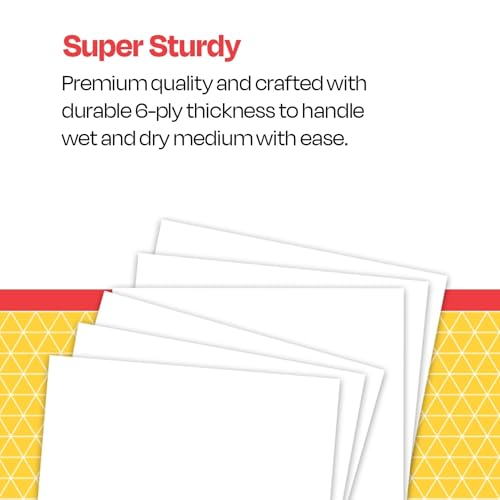 school smart railroad poster board paper 22 x 28 inches 6-ply white pack of 100