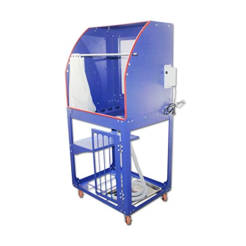 TIANIUSEEN Screen Printing Frame Washout Tank 65 * 31inch Silk Screen Washing Booth Multifunctional Quick Clean Washing Sink with LED Backlight 110V