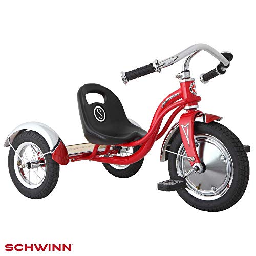 Schwinn Unisex-Youth Roadster Trike, Retro, Kids, Red, One Size, 3-5 years