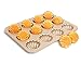 Madeleine Pans Baking Shell Mould Oversized Madeleine Cake Pan 12-cup Non Stick Gold Bakeware(madeleine pan)