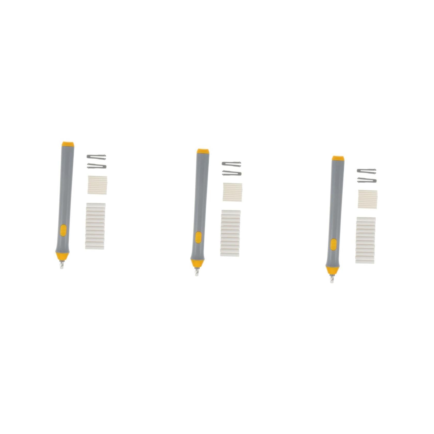 3 Set gomma elettrica gomma da cancellare a batteria portatile da disegno elettrica cancellare per e materiale scolastico automatica AbS Grey