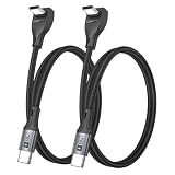 Ya en manzanajugosa.com: Cable USB C en ángulo recto - Carga rápida de 60 W [2P 0.5M] Cable de datos USB tipo C trenzado, cargador de 90 grados para iPhone 16/15 Pro Max, Tesla Model Y, Apple MacBook, iPad, Pixel y Samsung