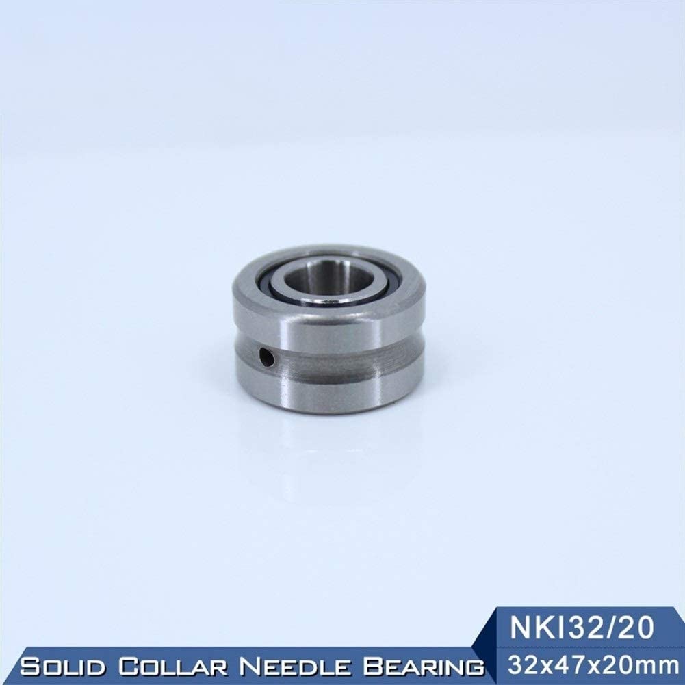 TMP1105 NKI32/20 Cuscinetto a rullini 32x47x20mm Cuscinetti a rullini a Collare Solido con Anello Interno NKI 32/20