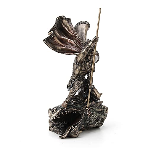 Figura Decorativa San Jorge Matadragones 28.9 cm Bronce miniatura 7
