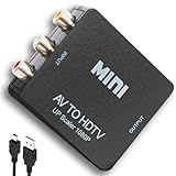 TWONINE(ツーナイン) RCA to HDMI 変換コンバーター AV to HDMI 変換コンバーター RCA コンポジット （赤、白、黄） 3色端子 hdmi 変換アダプタ 720P/1080P切り替えHDMI to AV コンポジット変換 1080P対応 アナログ変換 音声出力可 アナログからHDMIに変換アダプタ（XBOX、PS1、PS2、SNES、Wii、N64）など機器に対応