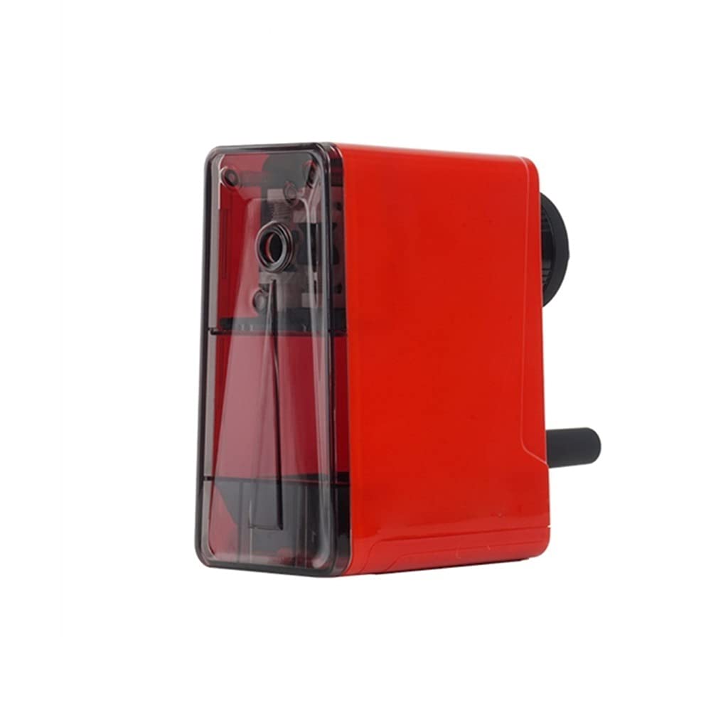 Pencil Sharpener Soutien au Crayon Manuel Soutien au Crayon Durable Aiguier Advanced Nib Réglable Convient au No. 2 Crayon School Artist Dessin Design Taille Crayon hélicoïdale (Color : Red)