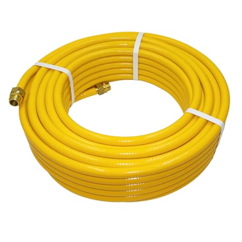 1/2" CSST Gas Line 100ft Flexible Gas Line,Corrugated Stainl...
