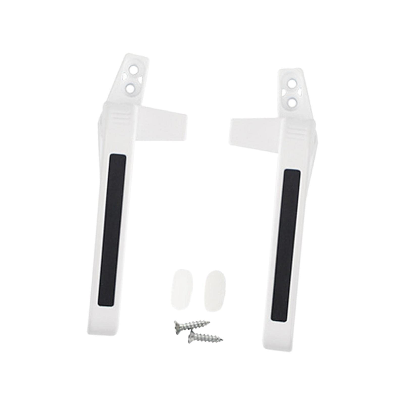 2Pcs Practical Window Handle Lock DIY Supplies Accessories Door Durable White-image-40