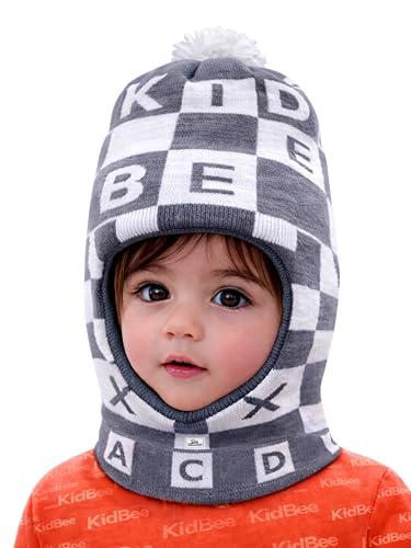 Image of Kidbee Baby Soft Woolen Monkey Cap for Babies | Warm & Stretchable Winter Cap | Unisex Multicolor Beanie