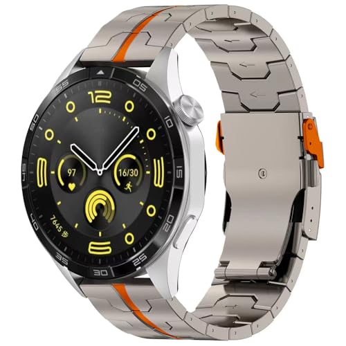 Bracelet en titane pour Huawei Watch GT6/GT5/GT4, maille élégante et ultra légère