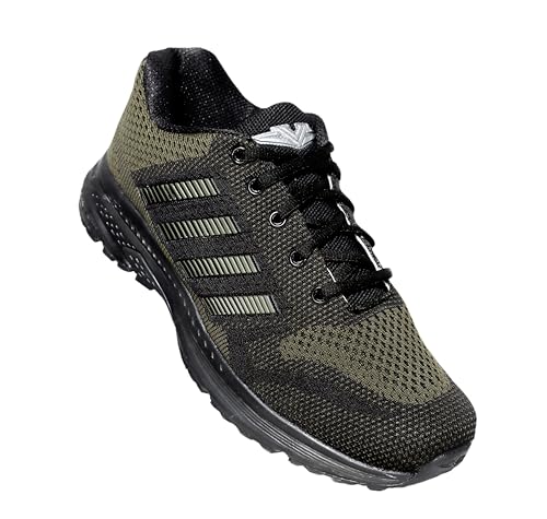 Vijayanti JS-OG Joggers for Men | Lightweight | Running | EVA Midsole | Cloudfoam | Knitted Upper | Comfortable (Olive Green, 12) (B0D675GR4W) Amazon Price History, Amazon Price Tracker