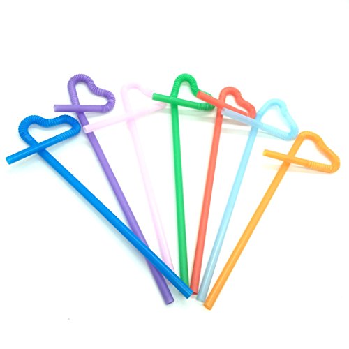 Pitillos flexibles extra largos coloridos, 100 piezas miniatura 2