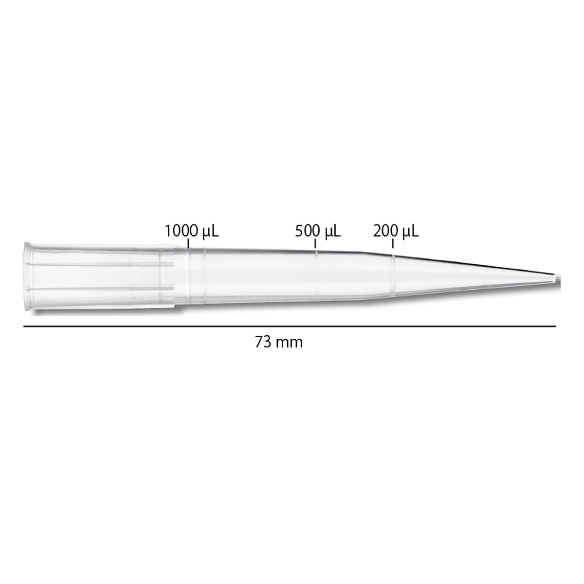 Amazon.co.jp: ワトソン(Watson) 1000uL ピペットチップ 73mm 目盛付 
