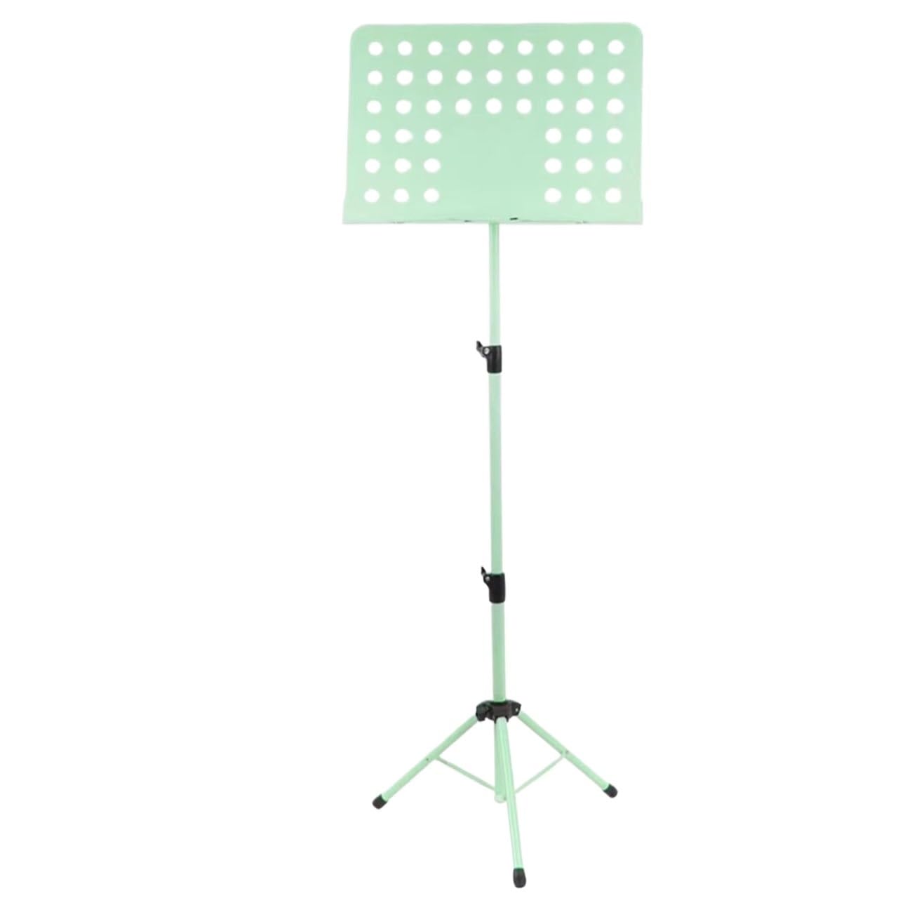 Soporte Partituras Instrumentos Atril De Partituras Plegable Y Elevable para Practicar En Casa Y Actuaciones En El Escenario, Portátil Y Ajustable(Grün)