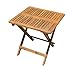 Produktbild Spetebo Akazie Gartentisch - 50x50 cm - Klapptisch im Teak Look - Bistrotisch Biergarten Tisch Holztisch klappbar