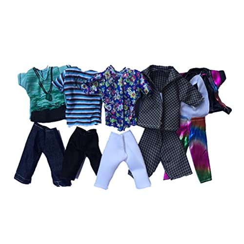 Ropa De Muñeca Muñeca Traje De Juguete De Muñecas De Muñeca Pantalones Cortos Para Deportes De Verano Para Muñeca De 32 Cm Estilo Aleatorio 5set, Ropa De Muñeca De Chicos, Atuendo De Muñecas, Muñecas Cover