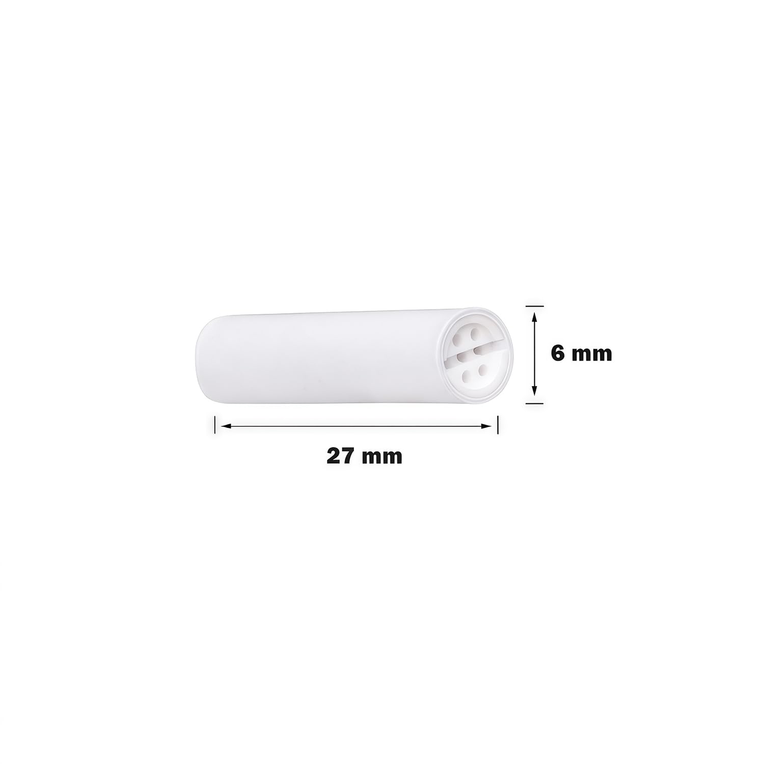 Filtro de carbón activado Active Filter 6 mm x 27 mm de cáscara de coco activado/cabeza de cerámica/papel (100 unidades)
