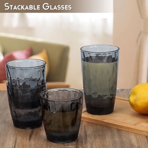 Gobelets en plastique réutilisables incassables et empilables - 4