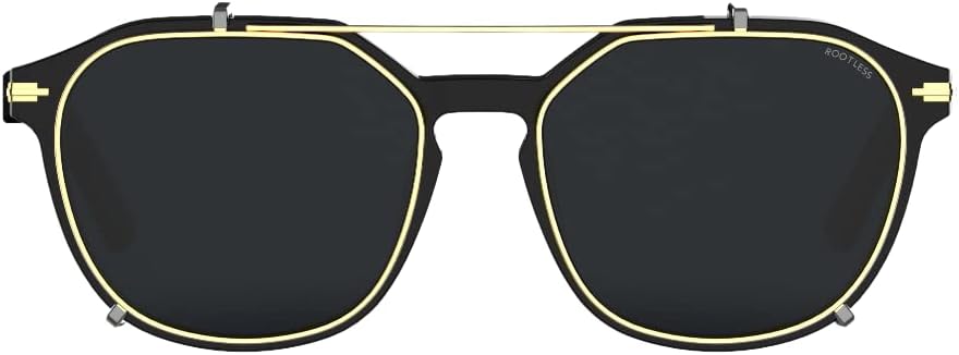 Rootless Mens Gold Sunglasses