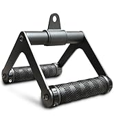Berufexp Double D Handle 360 Rotataing Cable Row Attachment for Cable Machine, Soft Rubber Cable ...