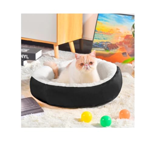 Caminha Pet Sherpa - Confortável Quente e Macia (PRETO, Pequeno)