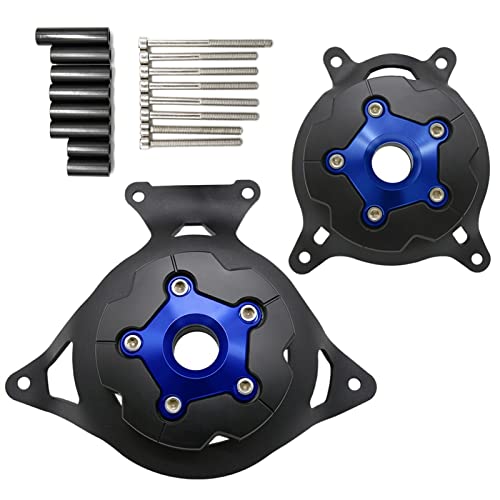Accessoires protection moteur Kawasaki Z750 Z800 bleu carter stator
