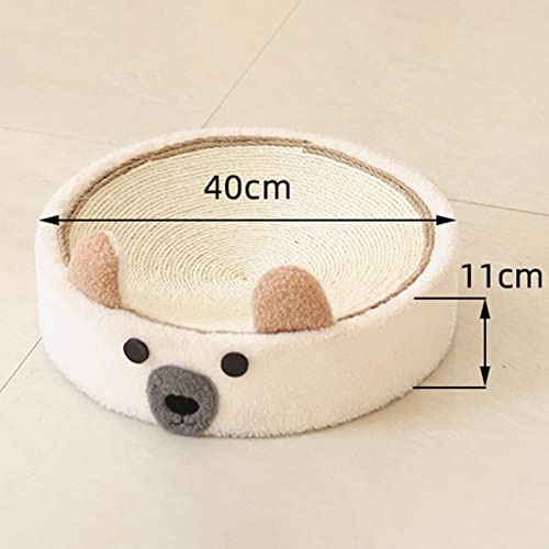 Generic Cama para Arranhador de Gato de Sisal, Almofada para Arranhar Antiderrapante, para Dormir, G