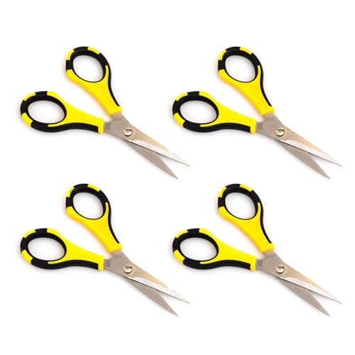 American Crafts Cutter Bee Herb Scissors 4/Pkg-Yellow/Black