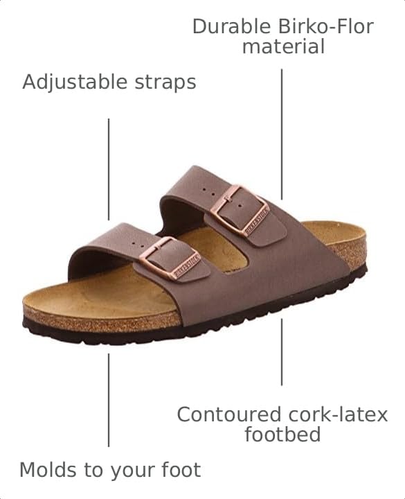 Image of Birkenstock Unisex Adult Arizona Soft Footbed Sandals