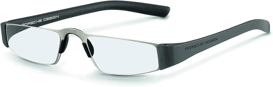 نظارات القراءة الأيقونية Porsche Design P8801 F - تيتانيوم، فضي، 3، مضاعف_x