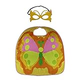 Diseño único: esta bufanda está diseñada de acuerdo con la forma de la mariposa y el color es hermoso. El cierre de velcro hace que sea fácil de poner y quitar. También personalizamos la linda máscara de mariposa para hacerte más misterioso.