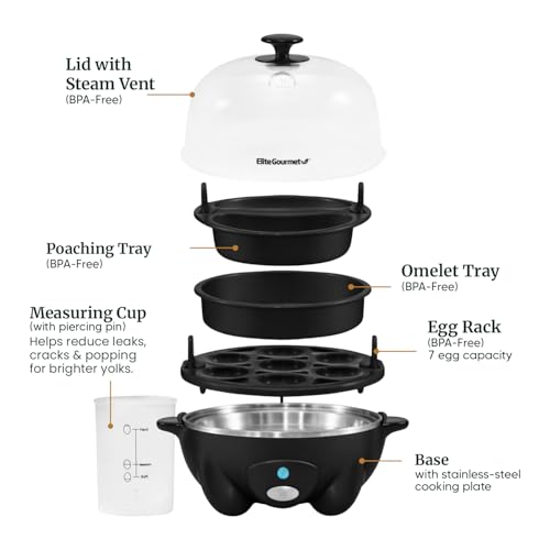 Electric Egg Cooker 7 Capacity