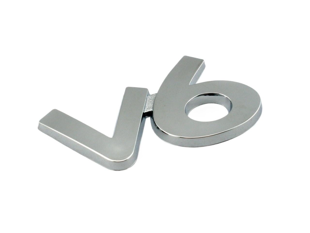 Logo V6 chromé 3D pour Audi | Customisation et tuning sobre