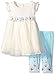 Nannette Girls' Dress Clipdot Chiffon Legging Set