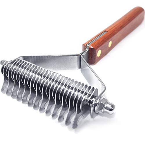 PawsPamper Undercoat Rake: A Gentle Grooming Tool for Dogs & Cats