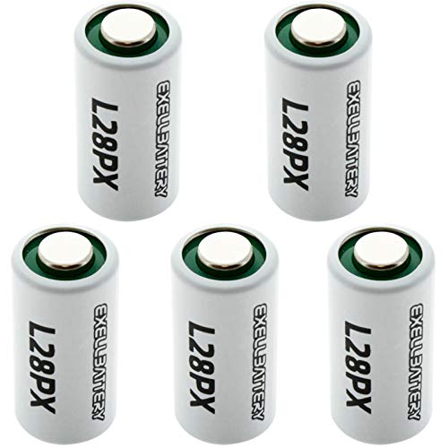 (5-Pack) Exell L28Px 6V Lithium Battery L544, L544Bp, Px28L, 2Cr1/3N, Cr28L, 1406Lc, V28Pxl, K28L, 2Cr11108 #TOP8
