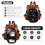 CHERUTY Women Backpack Purse PU Leather Anti-theft Casual Shoulder Bag Fashion Ladies Satchel Bags - Image 4