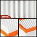 A-Premium Front Engine Air Filter Compatible with Hyundai Accent 2018-2022 & Kia Rio 2018-2023, 1.6L, Replace# 28113H9100, 281138100