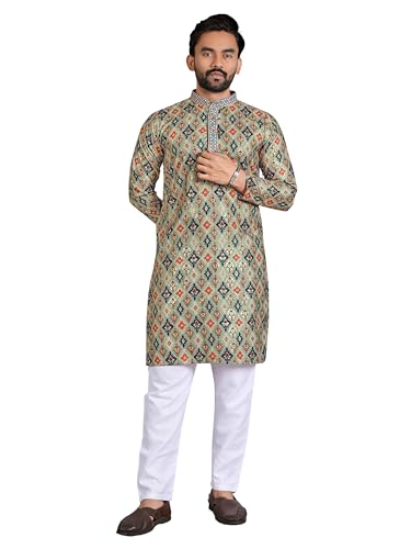 Pyjama kurta en coton jaune pour homme ensemble de nuit droit à col mandarin